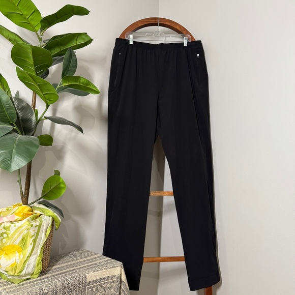 American Tall XL TALL Black Athletic Tapered Fit Pants NEW - Picture 1 of 12